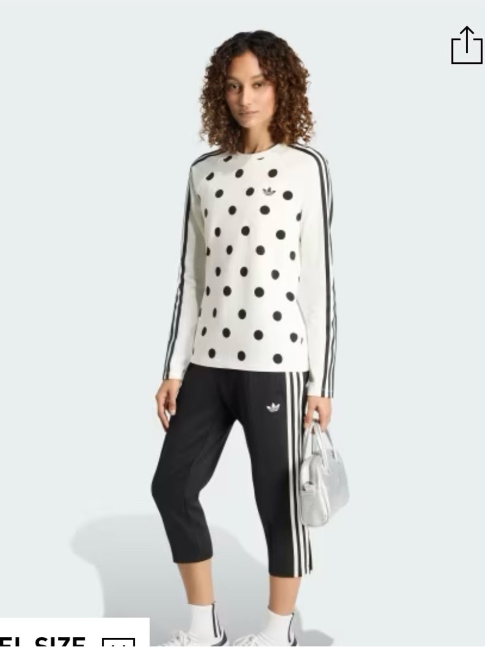 adidas 3/4 Superstar Track Pants - Black & White
